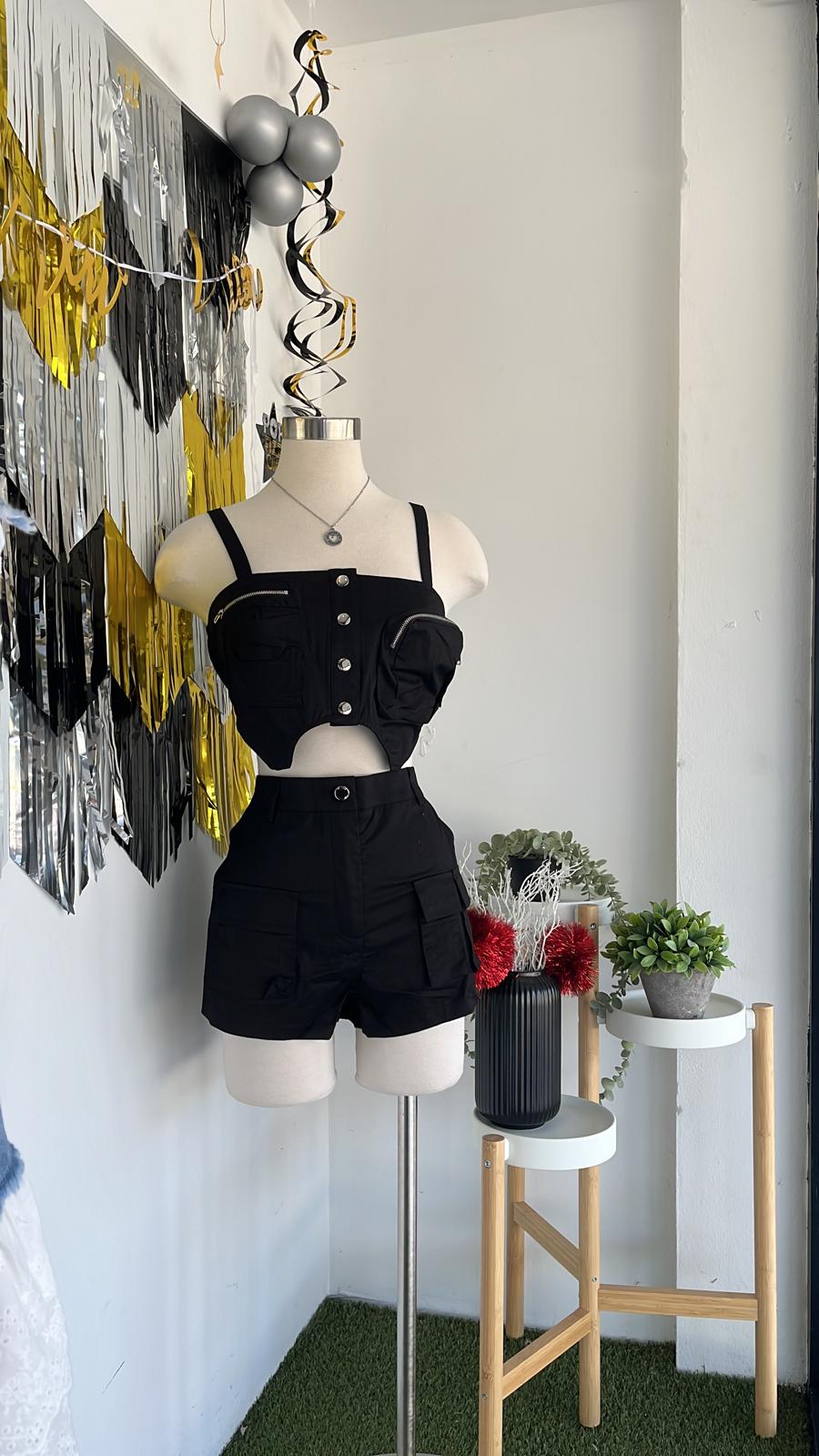 Black Set with Pockets