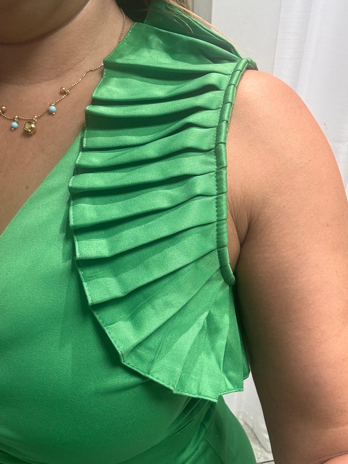 Solid Green Jumpsuit