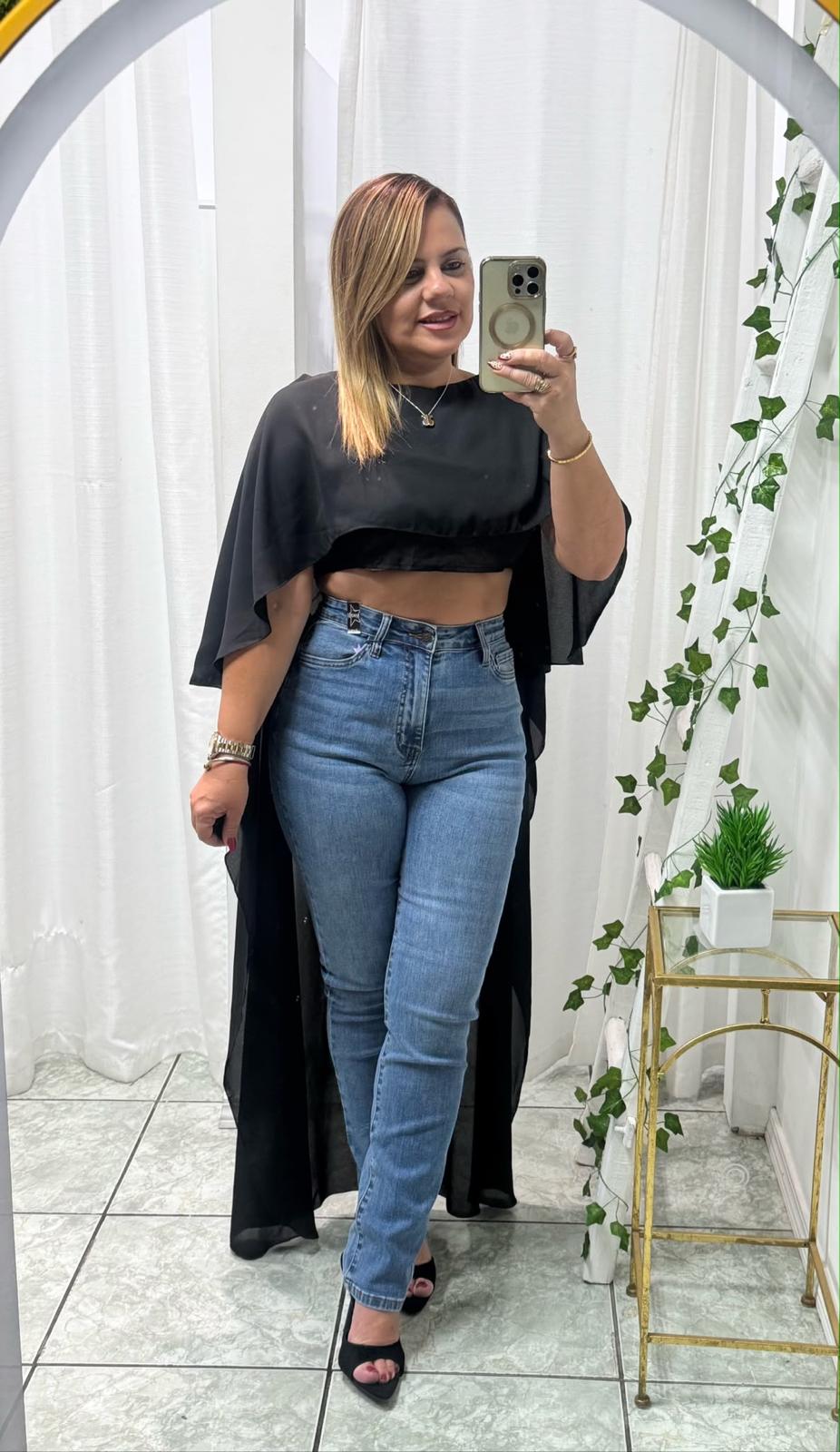 Midnight Cape Top