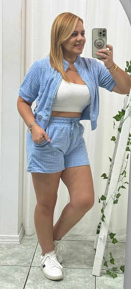 Sky Blue 2 Piece Set