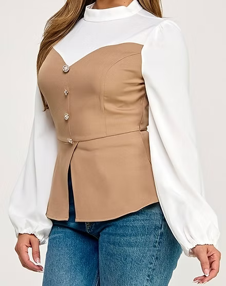 Long Sleeve Mock Neck