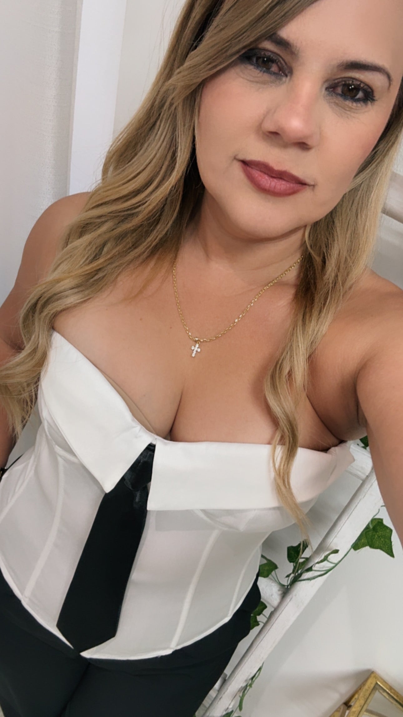 Sexy Corset with Black Tie