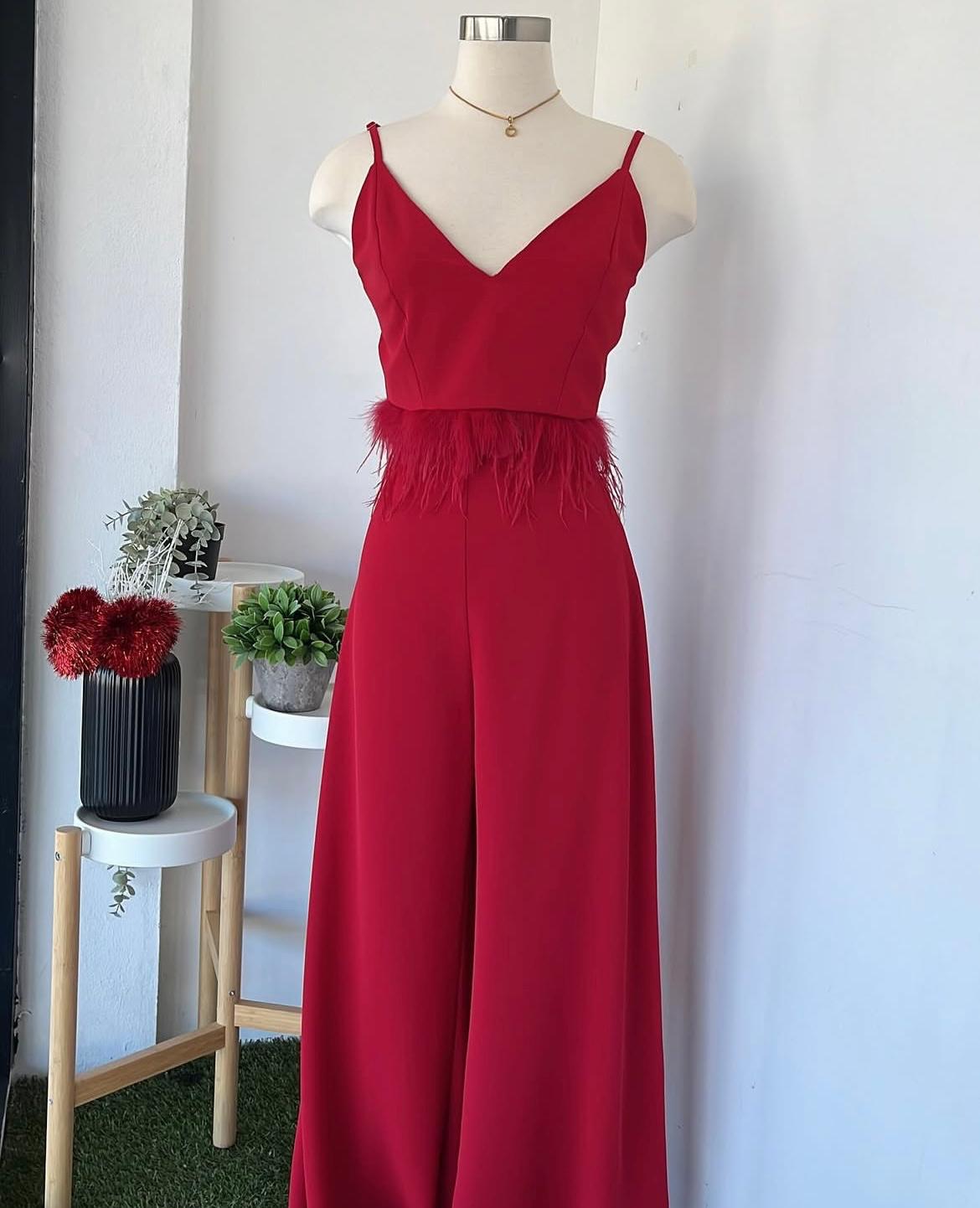 Red and Black Set Long Pant