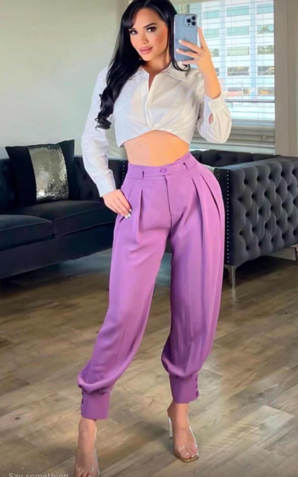 Jogger Purple Pant