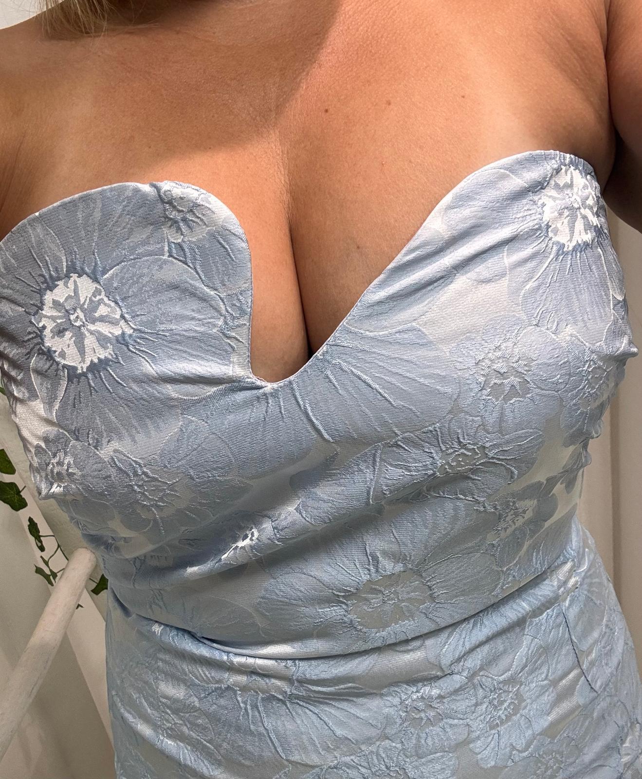 Blue Sky Embroidery Dress