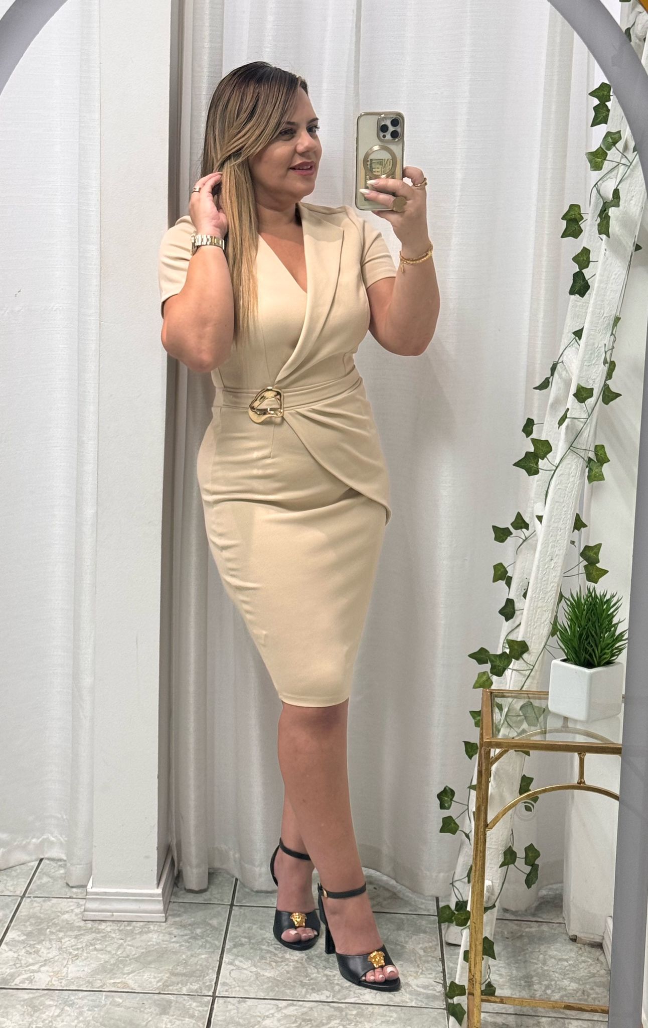 Elegant Stone Dress
