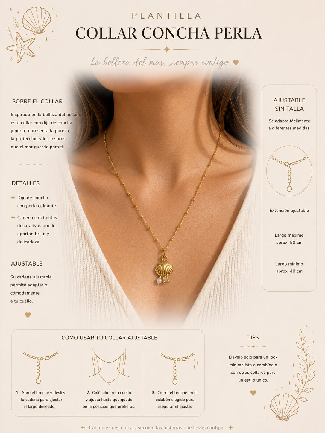 Court Necklace with Pearl