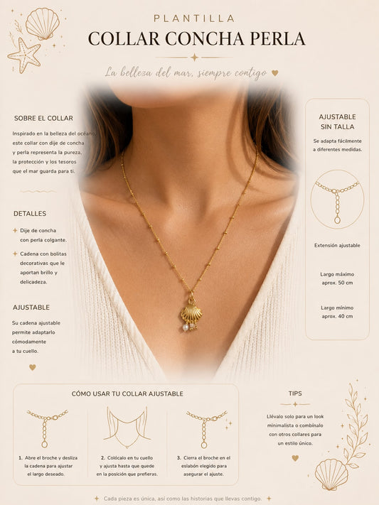 Court Necklace with Pearl