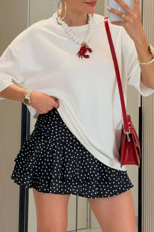 Heart Cutout Back T-Shirt