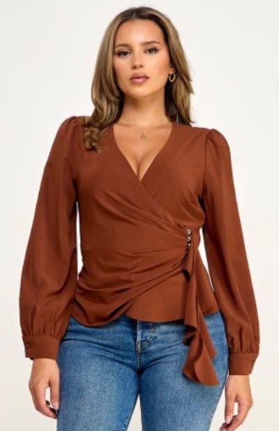 Siena Wrap Blouse