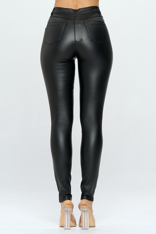 Faux Leather Pants