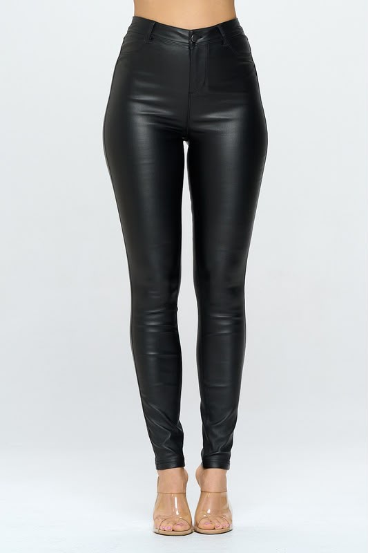 Faux Leather Pants