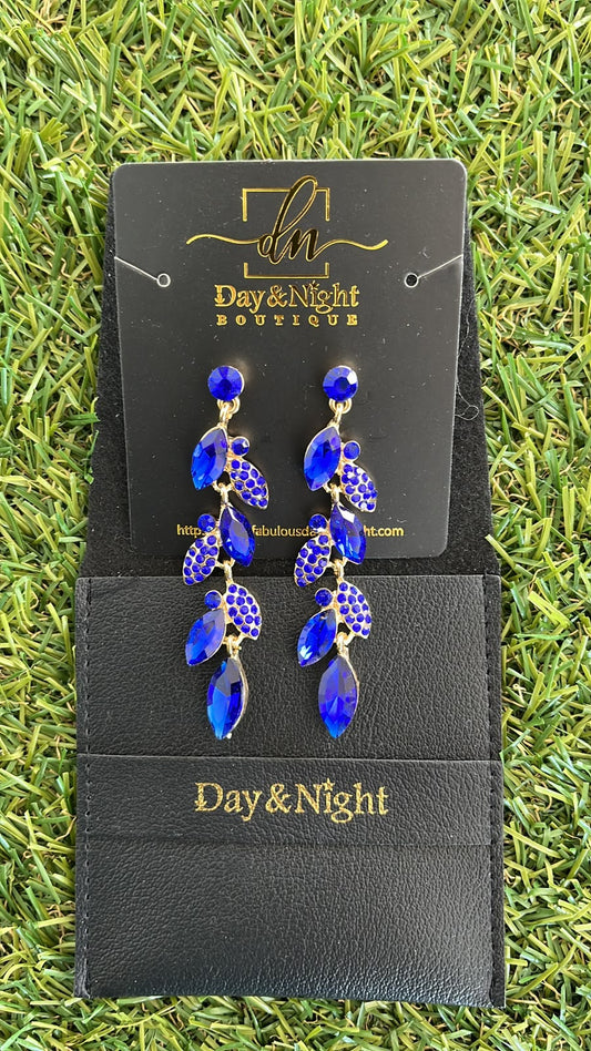 Blue Elegant Earing