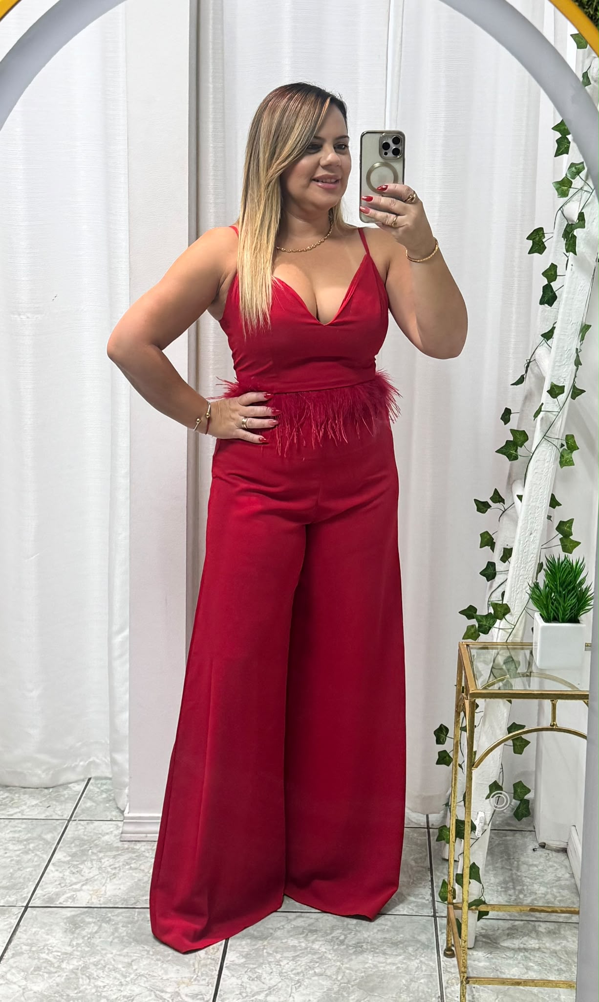 Red and Black Set Long Pant