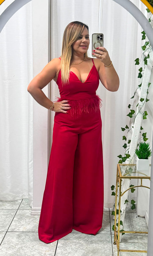 Red and Black Set Long Pant