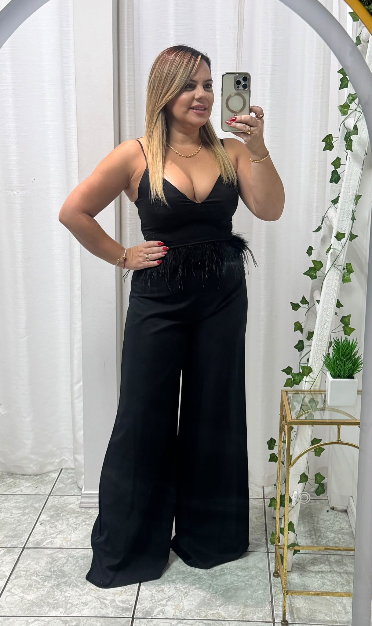 Red and Black Set Long Pant