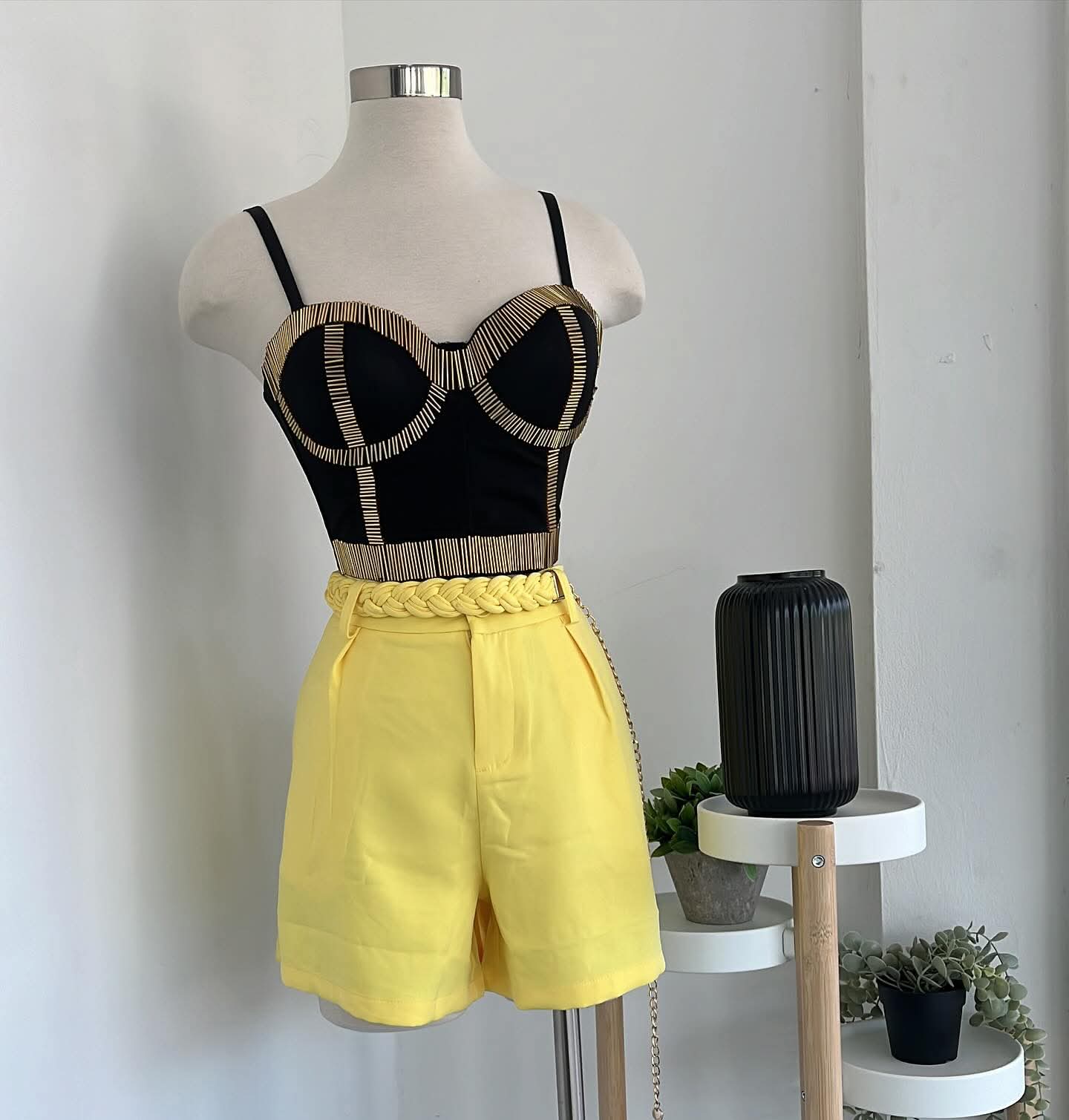 Yellow Casual Pant