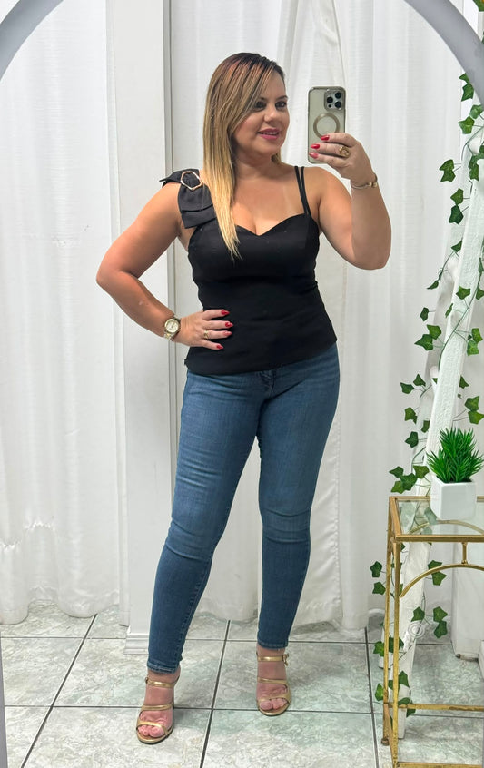 Shoulder Bow Top