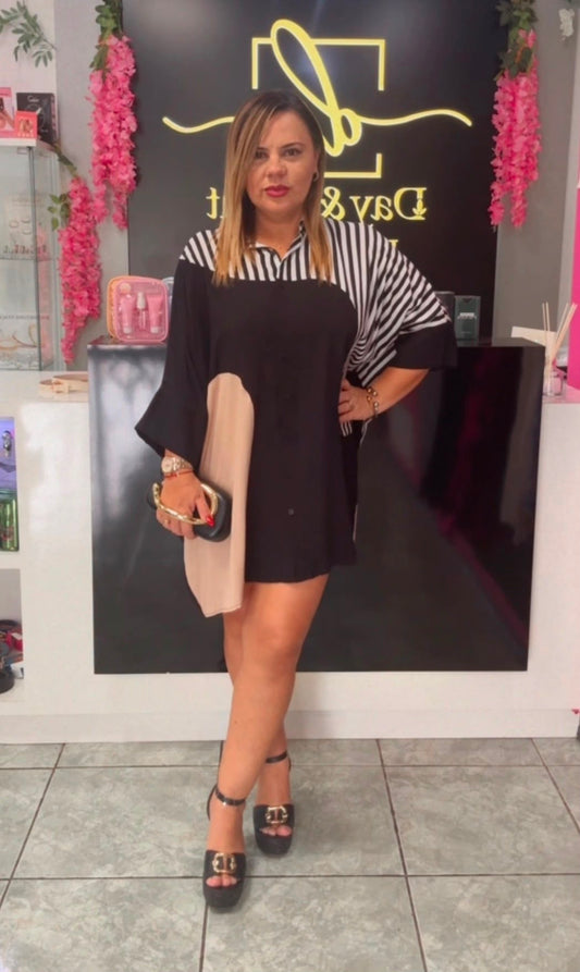 Multi Shirt Dress