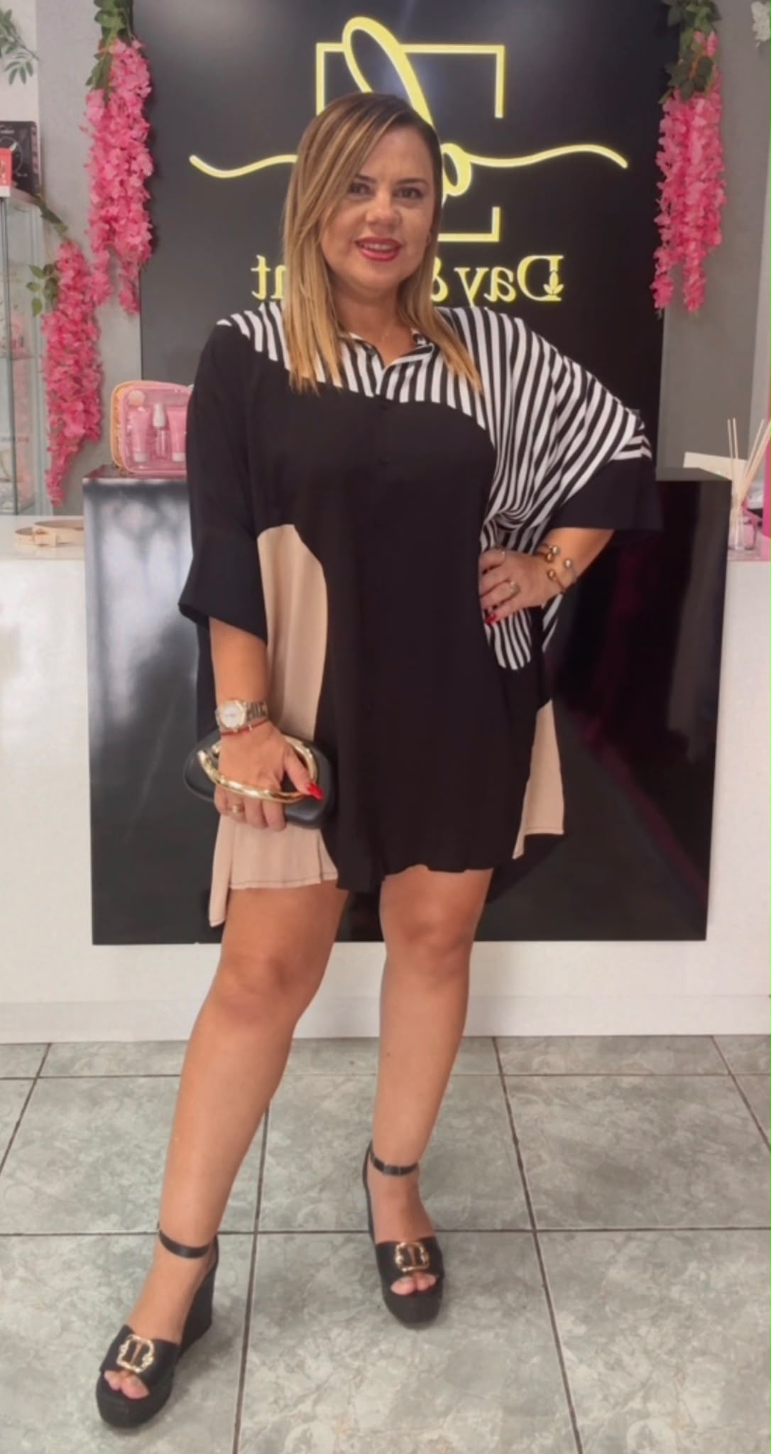 Multi Shirt Dress