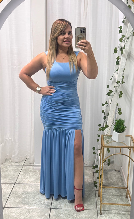 Blue Goddess Dress