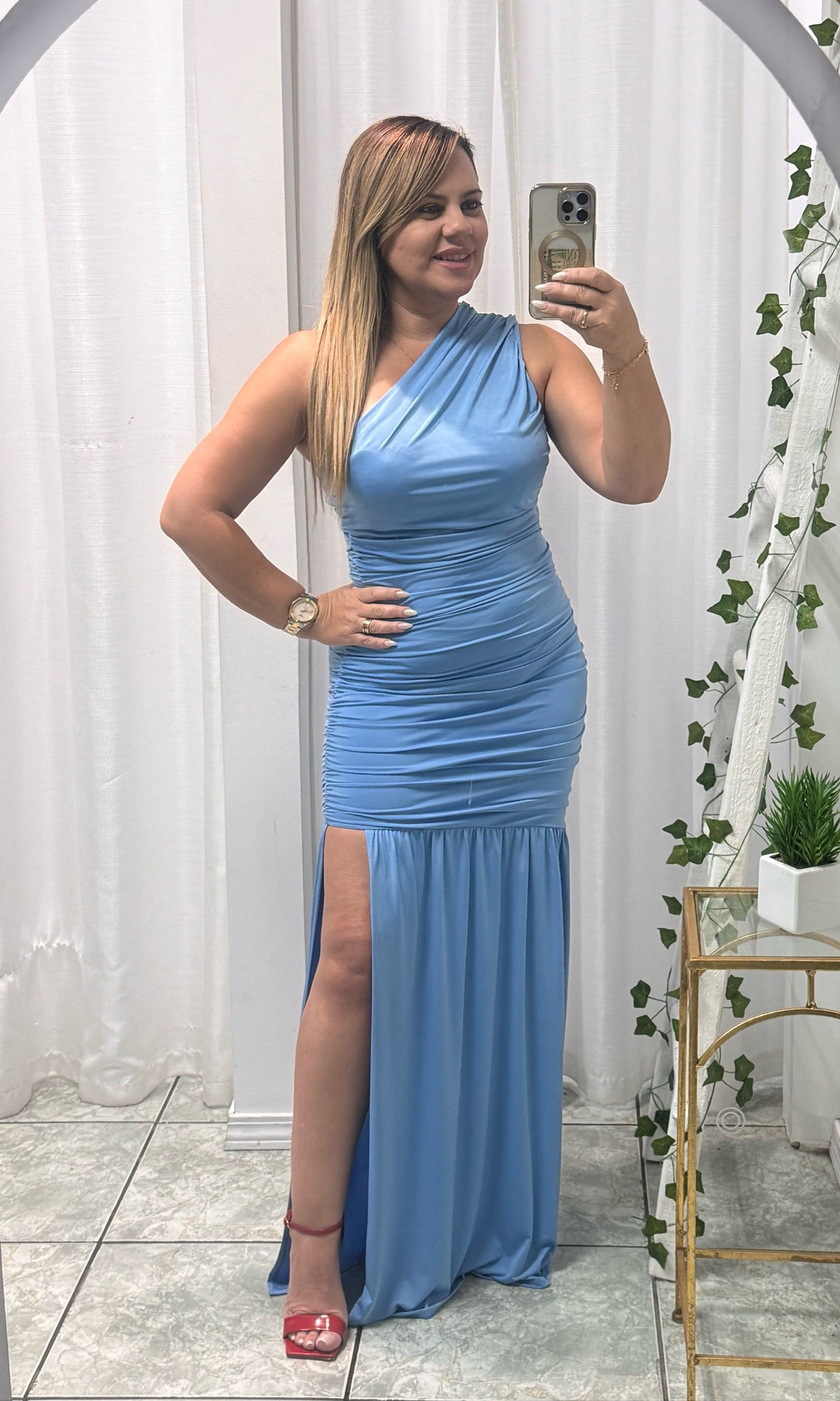 Asymetrical Sexy Long Dress