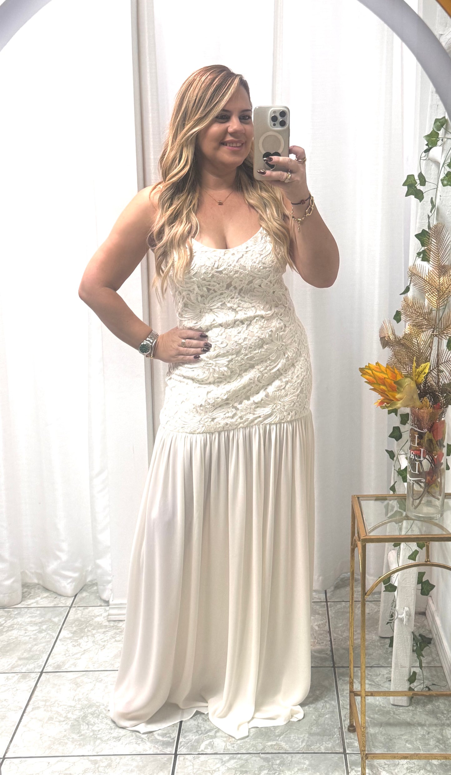 Embroidered Maxi Dress