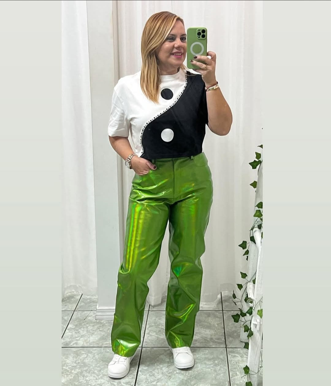 Metalic Pant