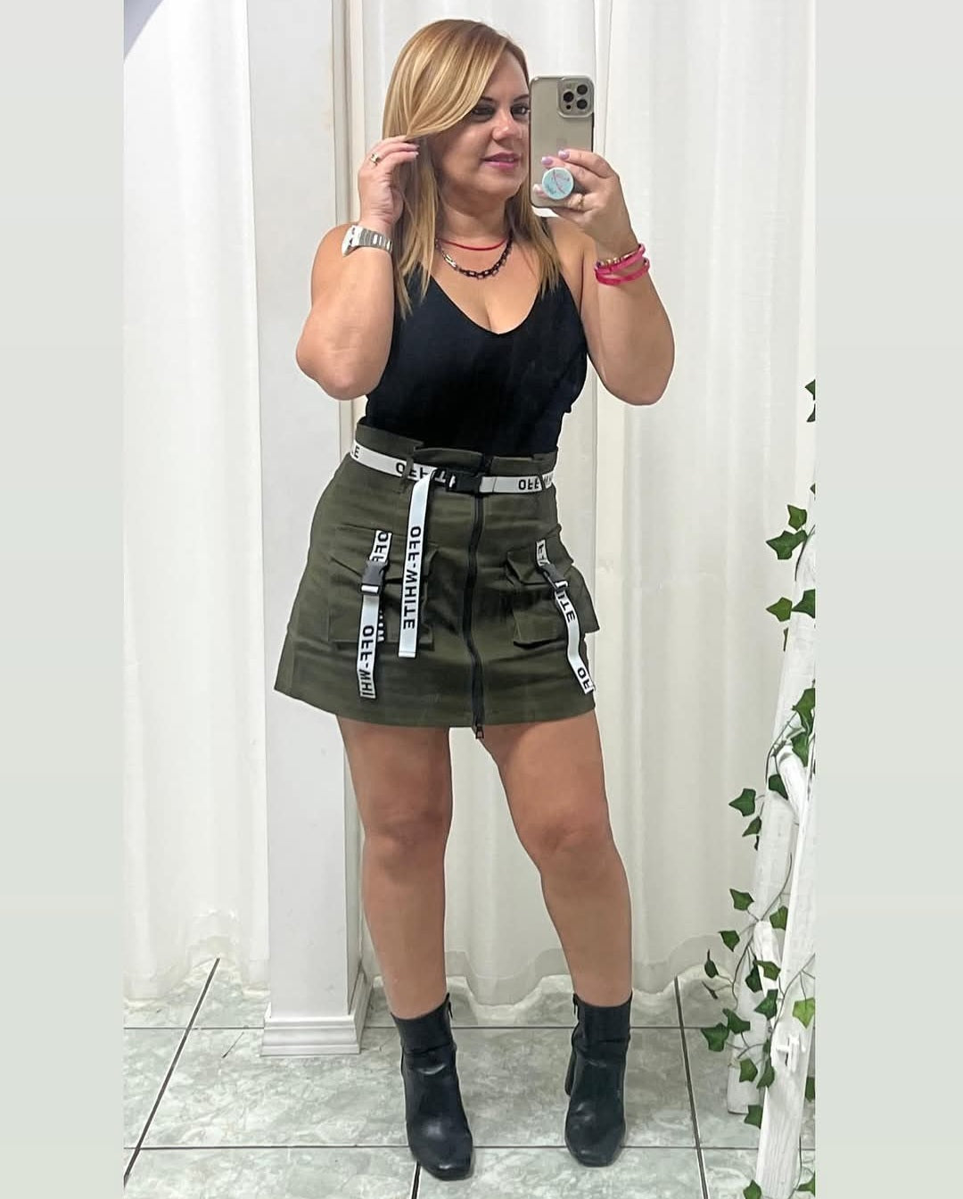 OFF White Skirt
